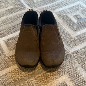 Merrell Kids Brown Slip-On Loafers